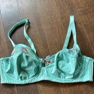 Savage X Fenty Mint Green Floral Bra